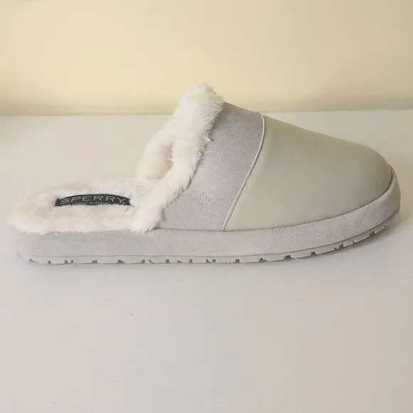 Sperry Women's 11 Cape May Mule Slipper In Ivory, NEW - Picture 8 of 11